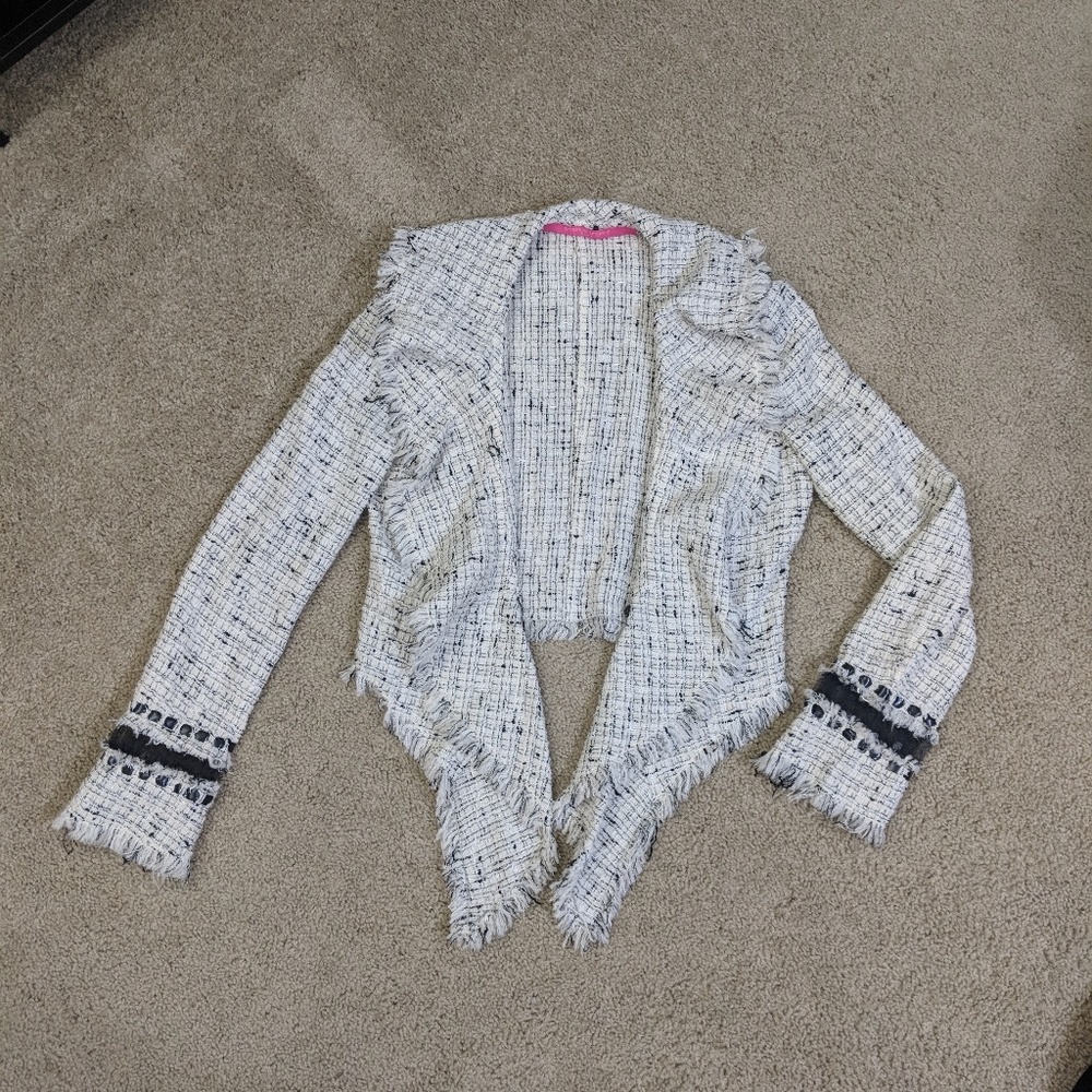 Tweed fabric blazer by Emanuel Ungaro